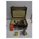 HARD CASE WITH REPAIR PARTS AND MISC