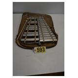 VINTAGE GLOCKENSPIEL MARCHING BELLS