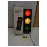 VINTAGE RADIO SHACK FLASHING TRAFFIC LIGHT