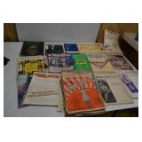 OLD MUSIC BOOKS AND MISC