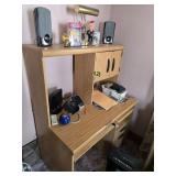 desk and all contents and pics