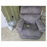 recliner and table