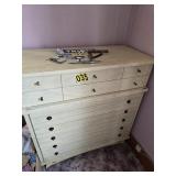lime oak dresser and chest of drawers