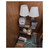 stand and corner contents