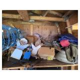 large shed shelf lot all goes