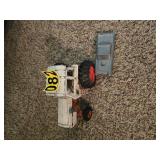 case die cast tractor and car bank