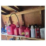 gas cans some full