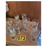 vintage pittsburg steelers glasses