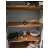 upstairs left side storage closet contents