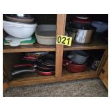 cookware cabinet lot everything in pic