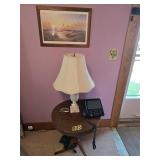 drum top table and misc