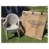 brand new table and chairs