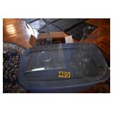 clear glass lot 4 pieces