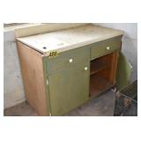 base cabinet and flat top trunk