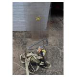 plexi glass straps and saw