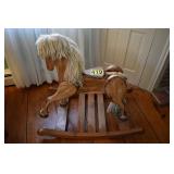 handmade vintage rocking horse