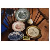 plate lot with molly pitcher
