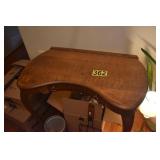 antique quarter saw tiger oak vanity or desk