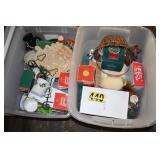 2 totes of christmas