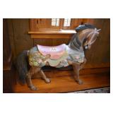 antique wood carousel horse