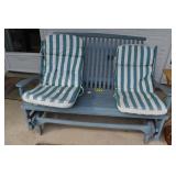 3 seater wood glider