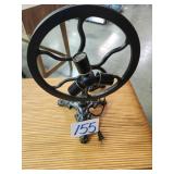 RETRO CAST IRON PULLEY LIGHT