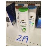 LOT OF 5 DOVE BODY WASH