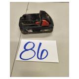 MILWAUKEE M18 BATTERY USED GOOD