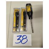 3 NEW DEWALT BITS