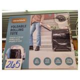 FOLDABLE ROLLING TOTE
