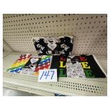 6 CANVAS SHOPPING BAGS