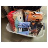 TOTE OF HALLOWEEN ITEMS