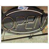 LIGHT UP NEON OPEN SIGN WORKS