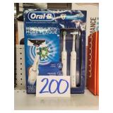ORAL B 2 PACK ELECTRIC TOOTHBRUSHES
