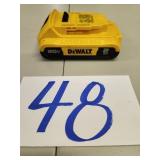 DEWALT 20 VOLT 2 AH BATTERY NEW