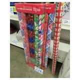 LOT OF CHRISTMAS WRAPPING PAPER