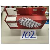 CRAFTSMAN 8 PC METRIC COMBO WRENCH SET