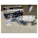 ROWENTA IRON AND BLACK AND DECKER HAND SWEEPER