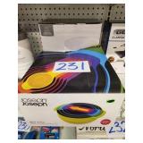 8 PLATES AND COLORFUL BOWL SET