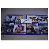 8 PS 4 GAMES