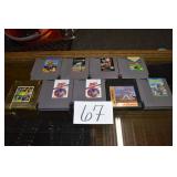9 VINTAGE NINTENDO GAMES