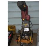 WELDPRO MIG/TIG/STICK WELDER WITH CART AND BOTTLE