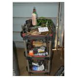 ROLLING CART AND CONTENTS