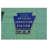 PA STATE INSPECTION SIGN