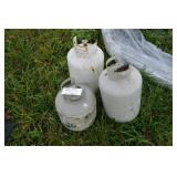 3 PROPANE TANKS