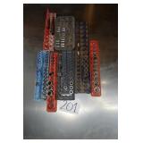 LARGE LOT SNAP-ON AND BLUE POINT SOCKETS