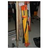 TRANSIT TRIPOD AND MEASURE STICK