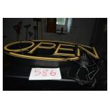 LIGHT UP OPEN SIGN