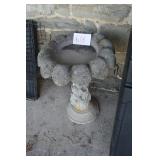 CONCRETE BIRD BATH