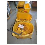 3 COMMERICAL MOP BUCKETS